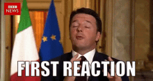 Animated GIF of Matteo Renzi saying